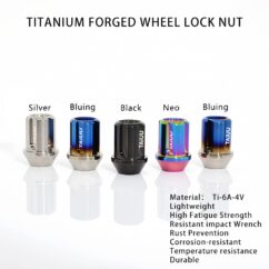 Titanium Forged Wheel Lock Lug Nut M12X1.5 M12X1.25 M14X1.5
