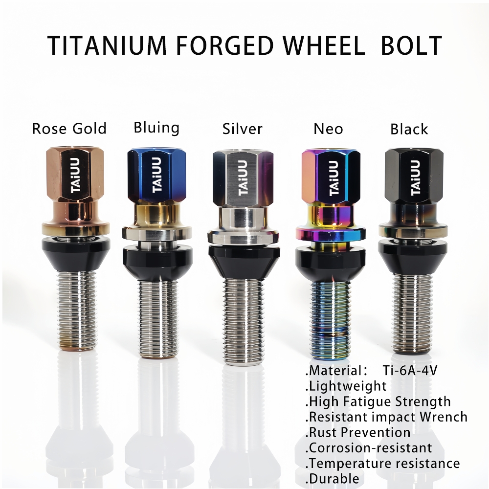 Titanium Forged Wheel Lug Bolt M14X1.5 M14X1.25
