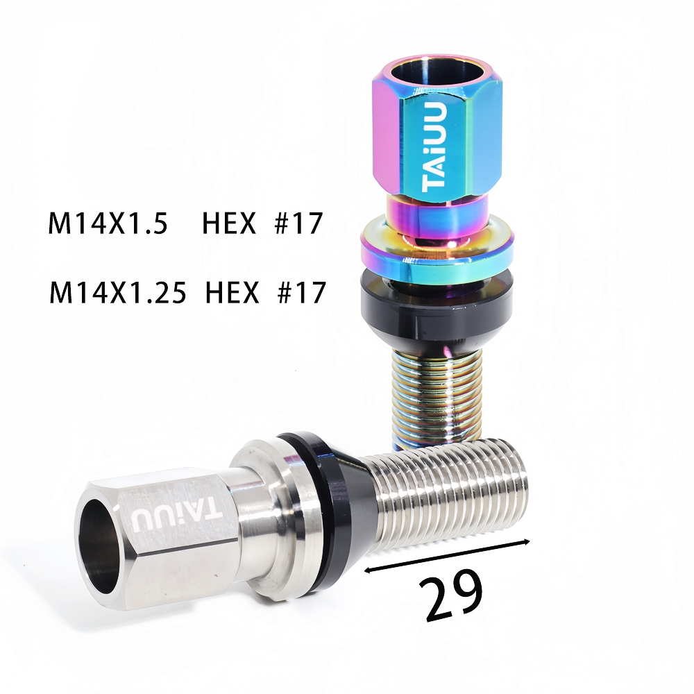 Titanium Forged Wheel Lug Bolt M14X1.5 M14X1.25 - Image 2