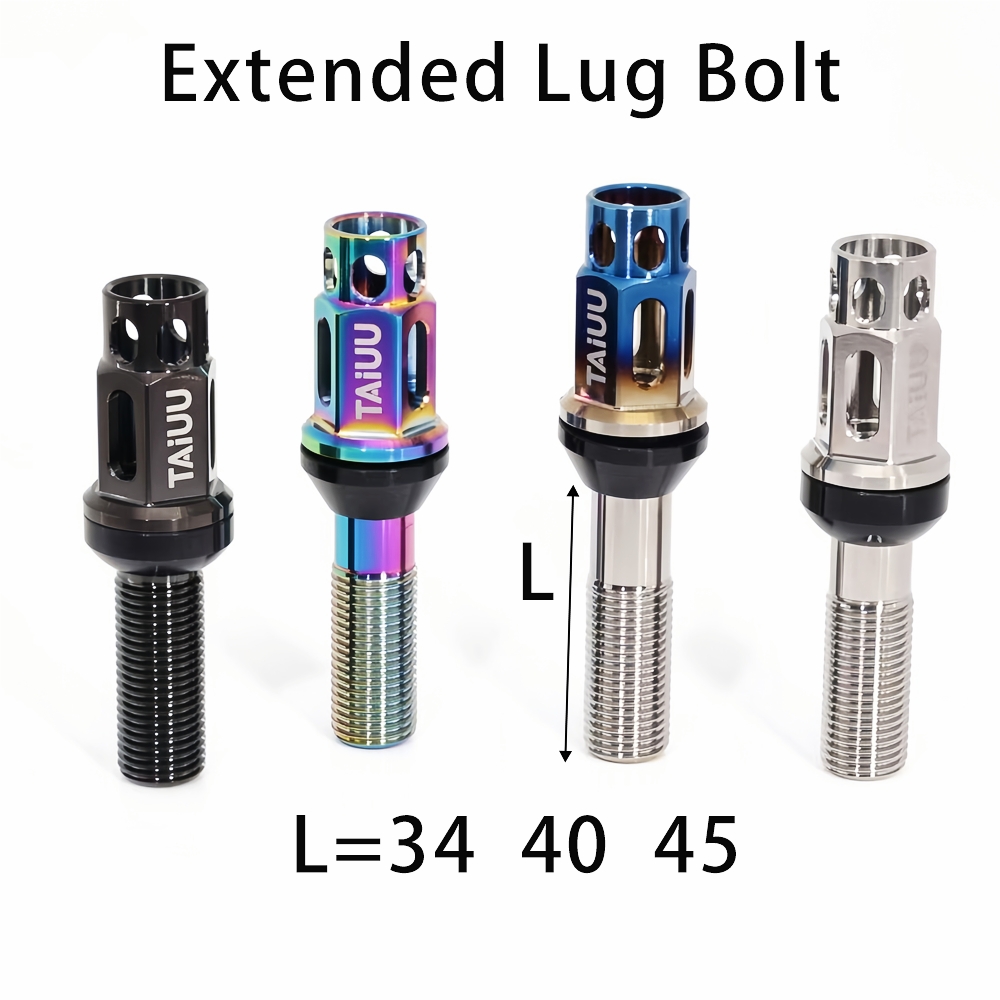 TAIUU TITANIUM FORGED RACING WHEEL LUG BOLT Suit To BMW Audi Mercedes Porsche Mini Volkswagen Volvo - Image 4