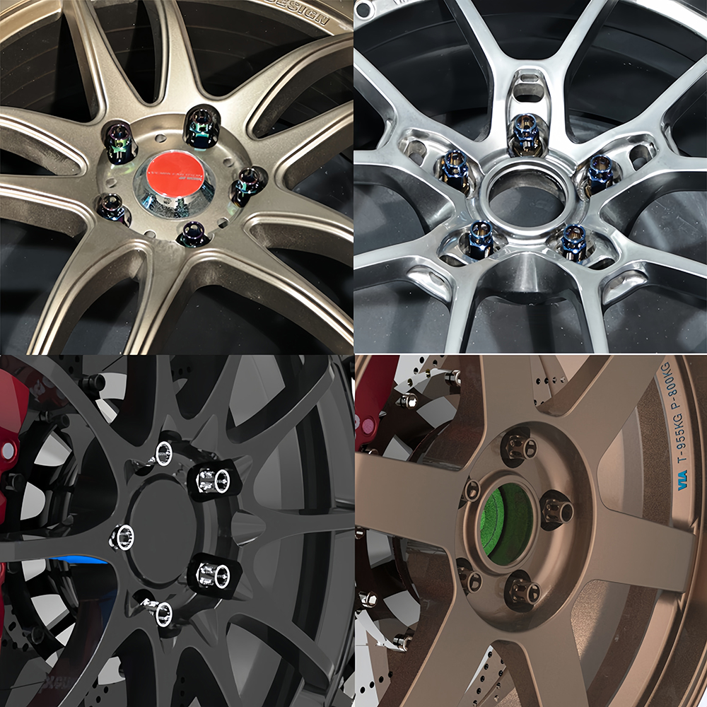 TITANIUM FORGED WHEEL LUG NUT OF LIGHTWEIGHT 12X1.5 12X1.25 14X1.5 SUIT TO TOYOT HONDA MAZDA FORD KIA TESLS - Image 5