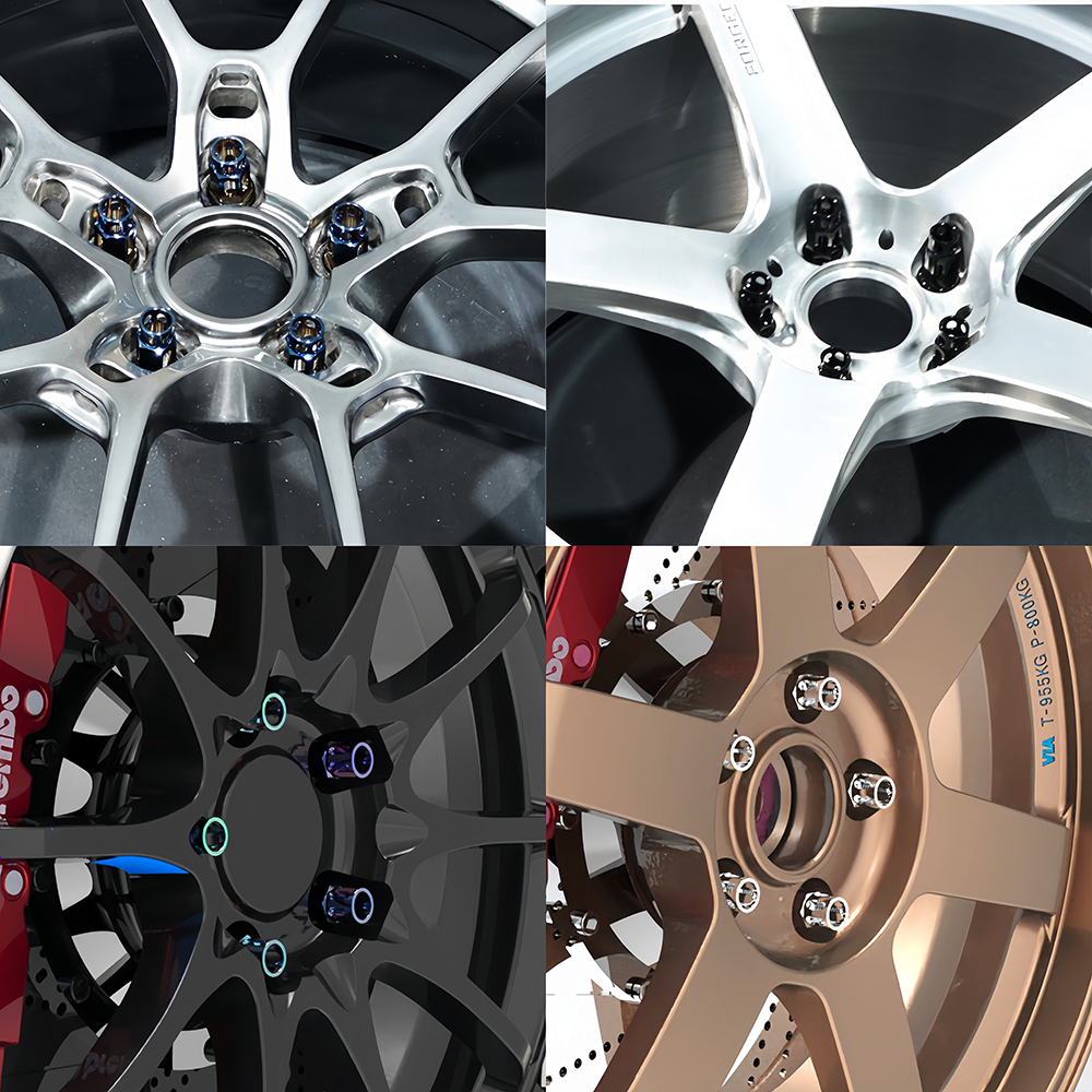 Titanium Wheel Forged Lock Lug Bolt M14X1.5 M14X1.25 Suit To BMW Audi Mercedes Porsche Mini Volkswagen Volvo - Image 5