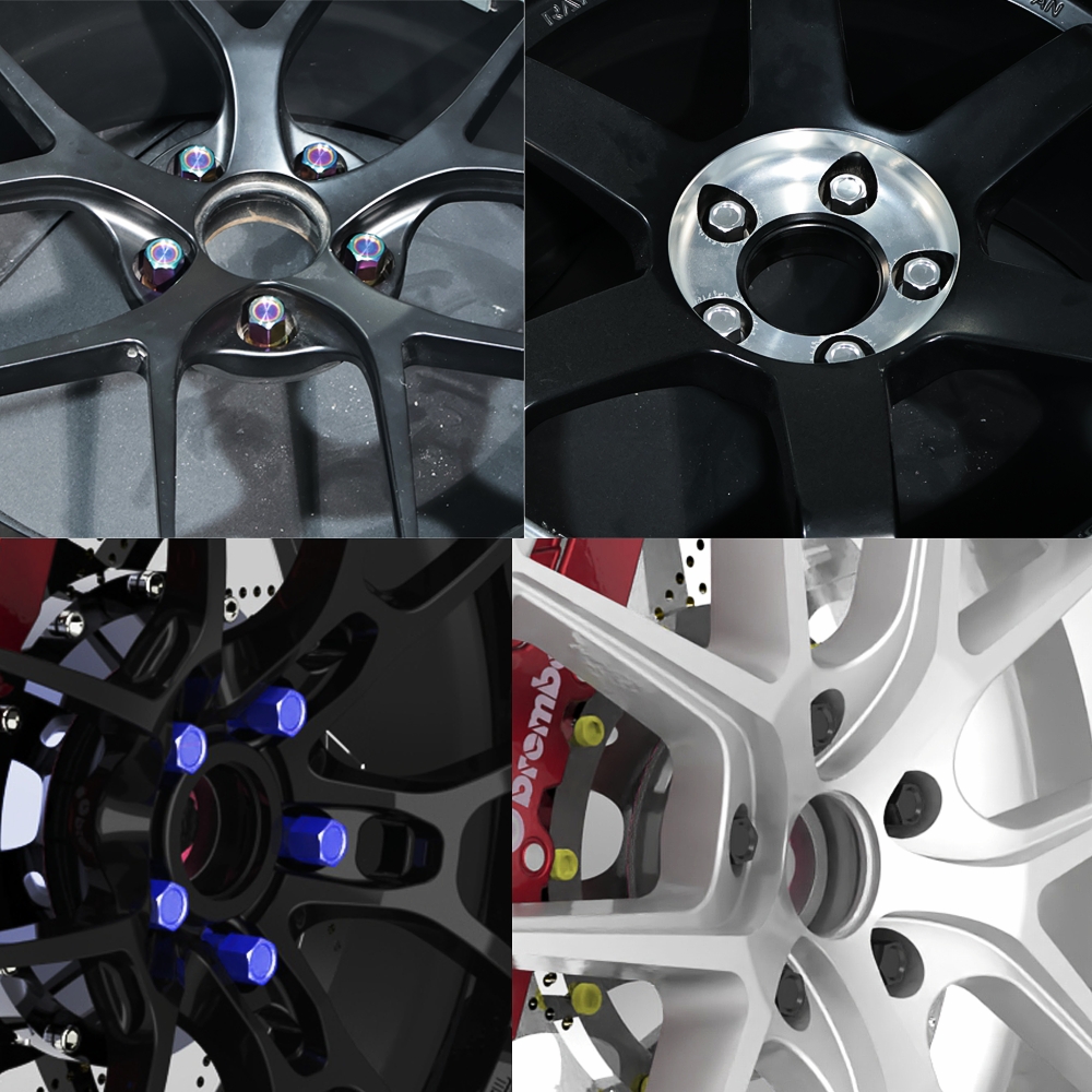 STAINLESS STEEL WHEEL FORGED LUG NUT 14X1.5 12X1.5 12X1.25 SUIT TO FORD CADILLAC CHEVROLET TOYOTA HONDA MAZDA PORSCHE VOLVE VOLKSWAGEN - Image 5