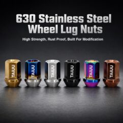 630 STAINLESS STEEL WHEEL FORGED LUG NUT 14X1.5 12X1.5 12X1.25 SUIT TO ACURA INFINITI HONDA LEXUS MAZDA MITSUBISHI NISSAN SUBARU SUZUKI HYUNDAI KIA BUICK CADILLAC CHEROLET CHRYSLER DODGE FORD LINCOLN JAGUAR LAND ROVER