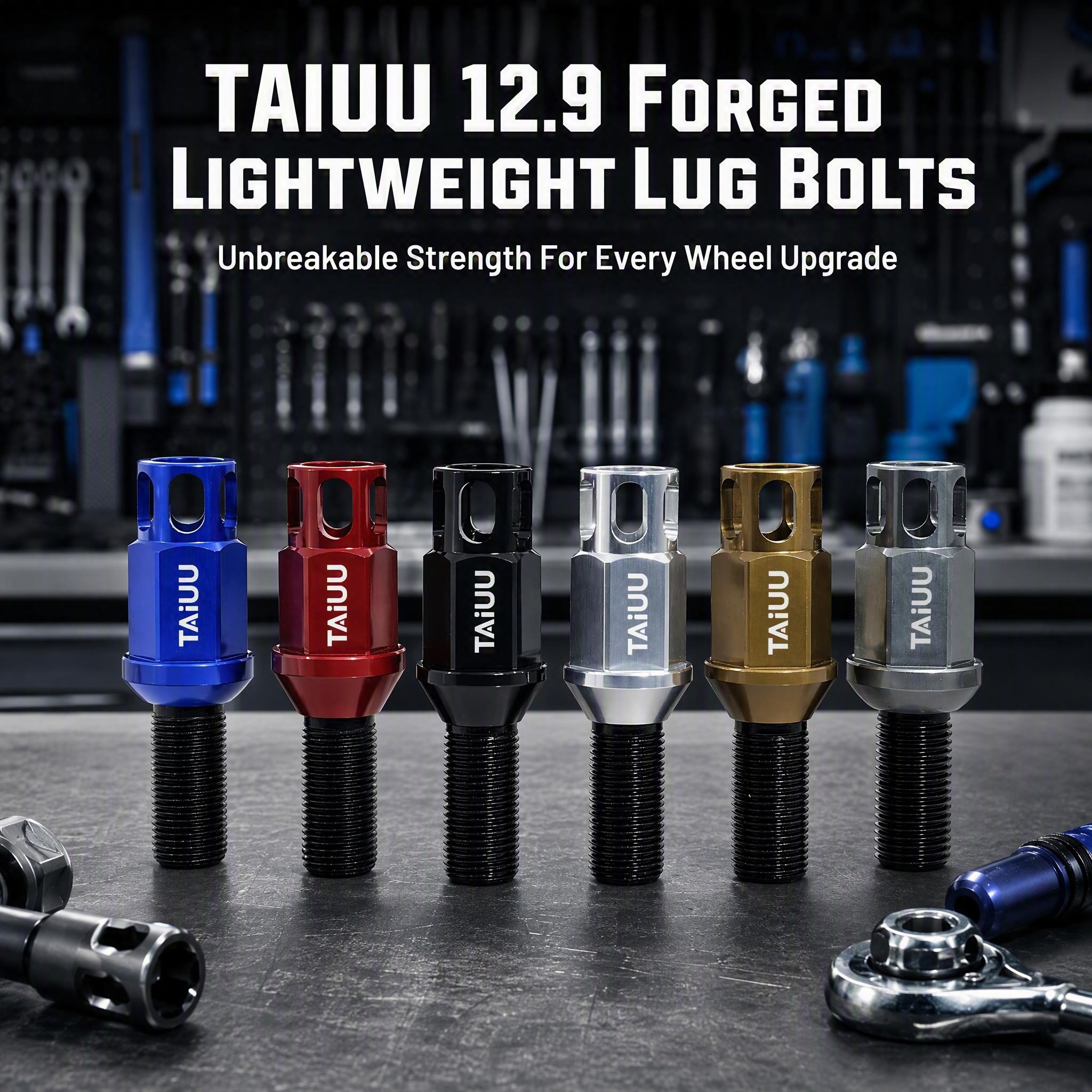 Wheel Forged Lug Bolt M14X1.5 M14X1.25 M12X1.25 M12X1.5 M15X1.25 Suit To AUDI BMW MERCDES BENZ MASERLATI MINI PORSCHE VOLKSWAGEN VOLVO