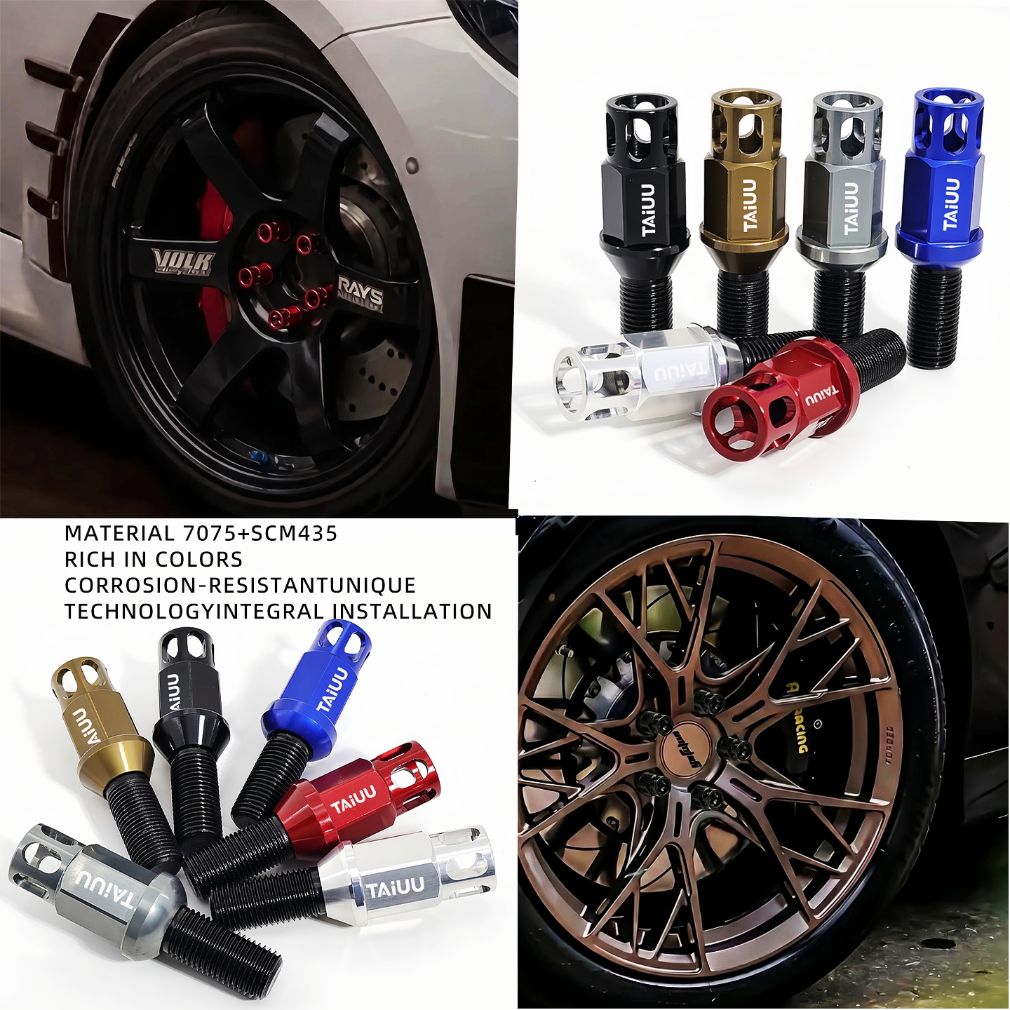 Wheel Forged Lug Bolt M14X1.5 M14X1.25 M12X1.25 M12X1.5 M15X1.25 Suit To AUDI BMW MERCDES BENZ MASERLATI MINI PORSCHE VOLKSWAGEN VOLVO - Image 3