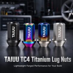 TITANIUM WHEEL RACING LUG NUT SUIT TO ACURA INFINITI HONDA LEXUS MAZDA MITSUBISHI NISSAN SUBARU SUZUKI HYUNDAI KIA BUICK CADILLAC CHEROLET CHRYSLER DODGE FORD GMC HUMMER LINCOLN JAGUAR  LAND ROVER