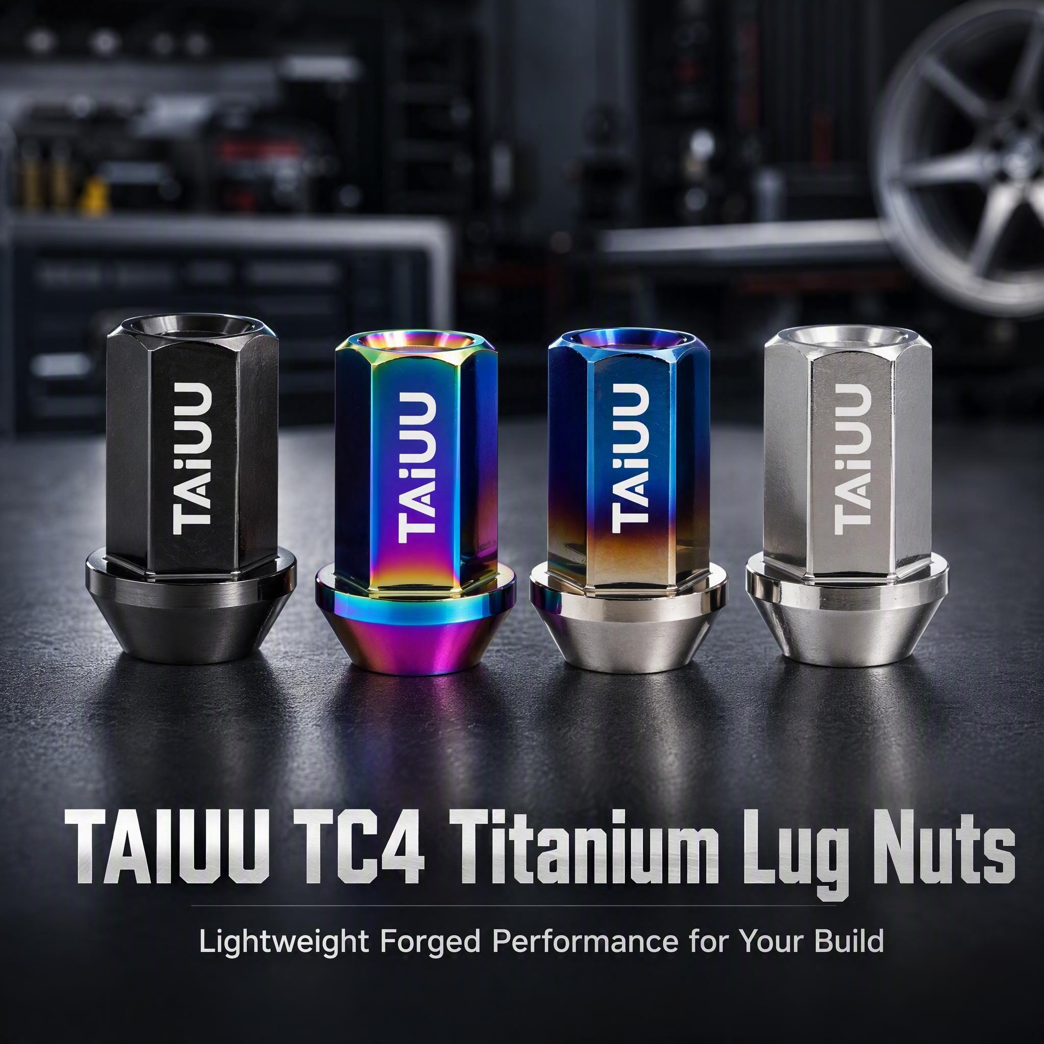 TITANIUM WHEEL RACING LUG NUT SUIT TO ACURA INFINITI HONDA LEXUS MAZDA MITSUBISHI NISSAN SUBARU SUZUKI HYUNDAI KIA BUICK CADILLAC CHEROLET CHRYSLER DODGE FORD GMC HUMMER LINCOLN JAGUAR LAND ROVER
