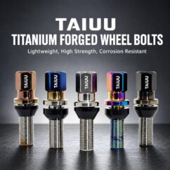 Titanium Forged Wheel Lug Bolt M14X1.5 M14X1.25 Suit To BMW Audi Mercedes Porsche Mini Volkswagen Volvo