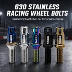 STAINLESS STEEL WHEEL FORGED  LUG BOLT 14X1.5 14X1.25 SUIT TO AUDI  BMW MERCDES BENZ MASERLATI MINI PORSCHE VOLKSWAGEN VOLVO