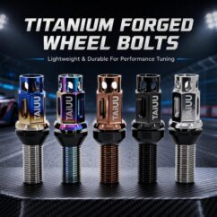 TAIUU TITANIUM FORGED RACING WHEEL LUG BOLT Suit To AUDI BMW MERCDES BENZ MASERLATI MINI PORSCHE VOLKSWAGEN VOLVO