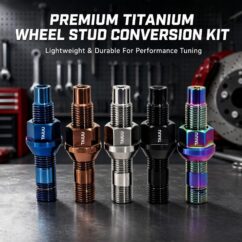 Titanium Wheel Bolt-Stud Conversion M14X1.5 M14X1.25 Suit To AUDI  BMW MERCDES BENZ MASERLATI MINI PORSCHE VOLKSWAGEN VOLVO