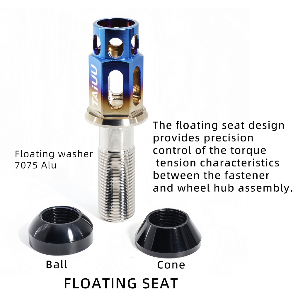 TAIUU TITANIUM FORGED RACING WHEEL LUG BOLT Suit To AUDI BMW MERCDES BENZ MASERLATI MINI PORSCHE VOLKSWAGEN VOLVO - Image 7