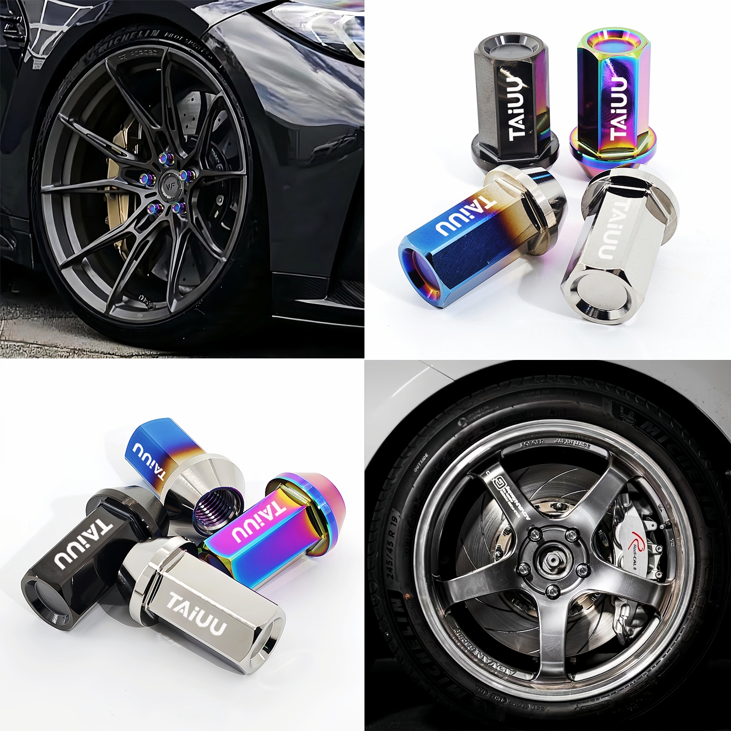 TITANIUM WHEEL RACING LUG NUT SUIT TO ACURA INFINITI HONDA LEXUS MAZDA MITSUBISHI NISSAN SUBARU SUZUKI HYUNDAI KIA BUICK CADILLAC CHEROLET CHRYSLER DODGE FORD GMC HUMMER LINCOLN JAGUAR LAND ROVER - Image 2