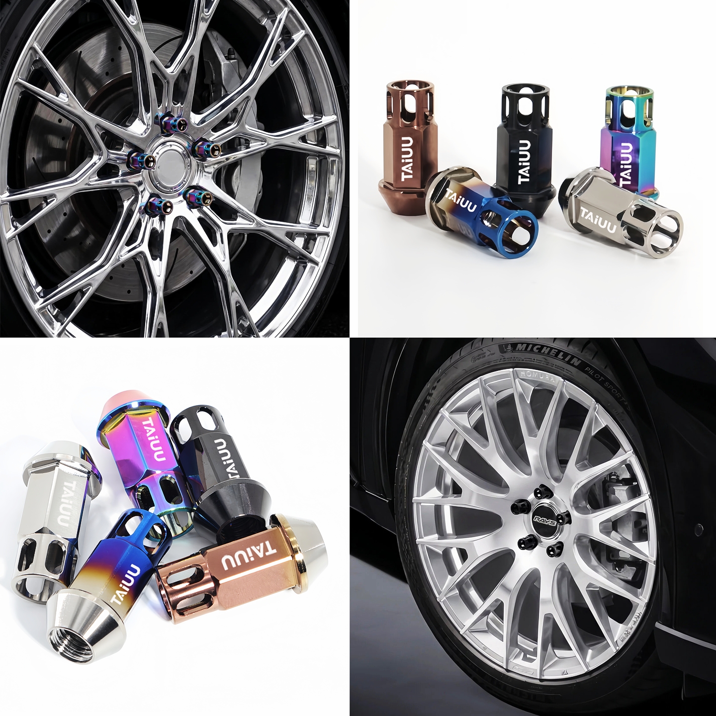 STAINLESS STEEL WHEEL FORGED RACING LUG NUT 14X1.5 12X1.5 12X1.25 SUIT TO ACURA INFINITI HONDA LEXUS MAZDA MITSUBISHI NISSAN SUBARU SUZUKI HYUNDAI KIA BUICK CADILLAC CHEROLET CHRYSLER DODGE FORD GMC HUMMER LINCOLN JAGUAR LAND ROVER - Image 2